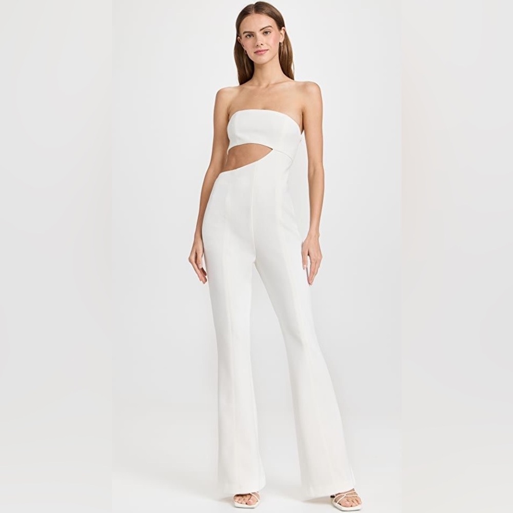 Misha stela jumpsuit white size 6